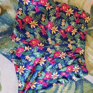 Tropical swim trunks